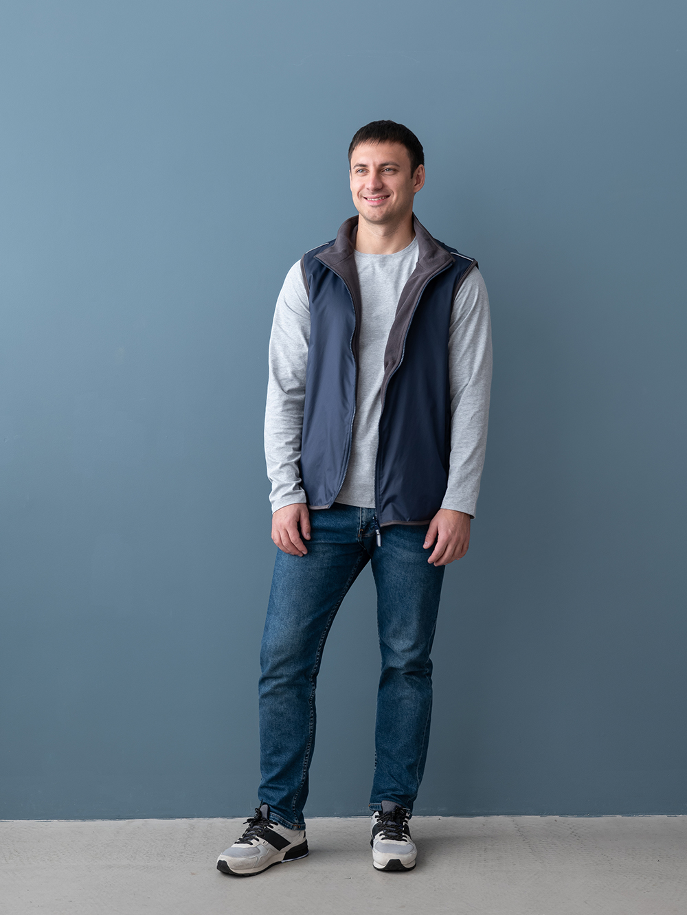 Сувенирная продукция Жилет мужской STAN таффета 210T, 65, 24N Заказать