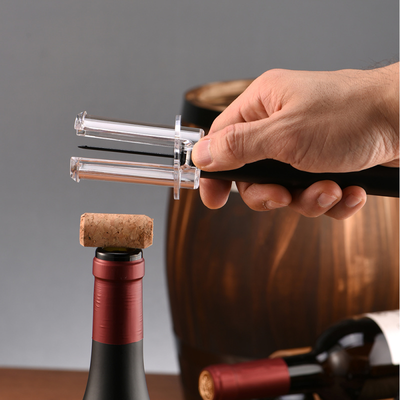 Сувенирная продукция Штопор вакуумный Дентон, черный Заказать