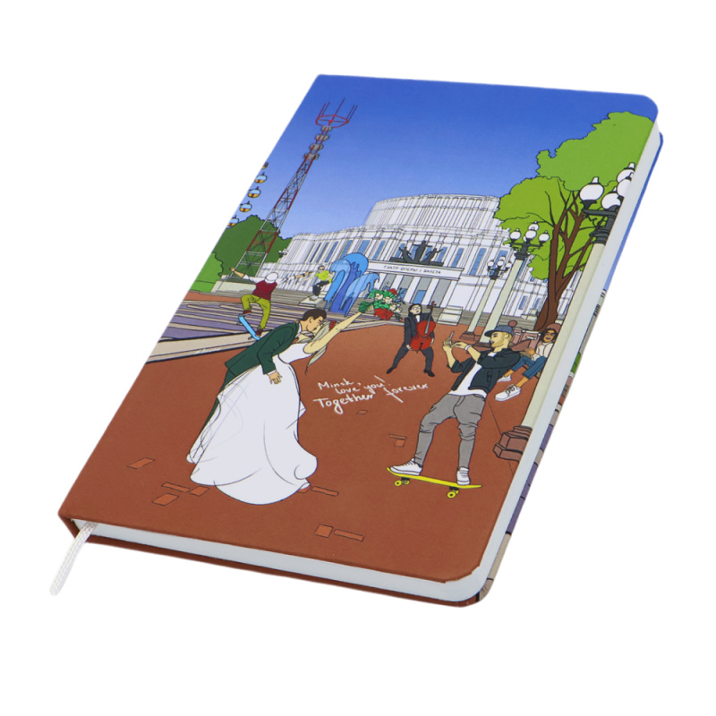 Сувенирная продукция Записная книжка A6 Dziuna Театр в линейку 10,5 x 16 см Заказать