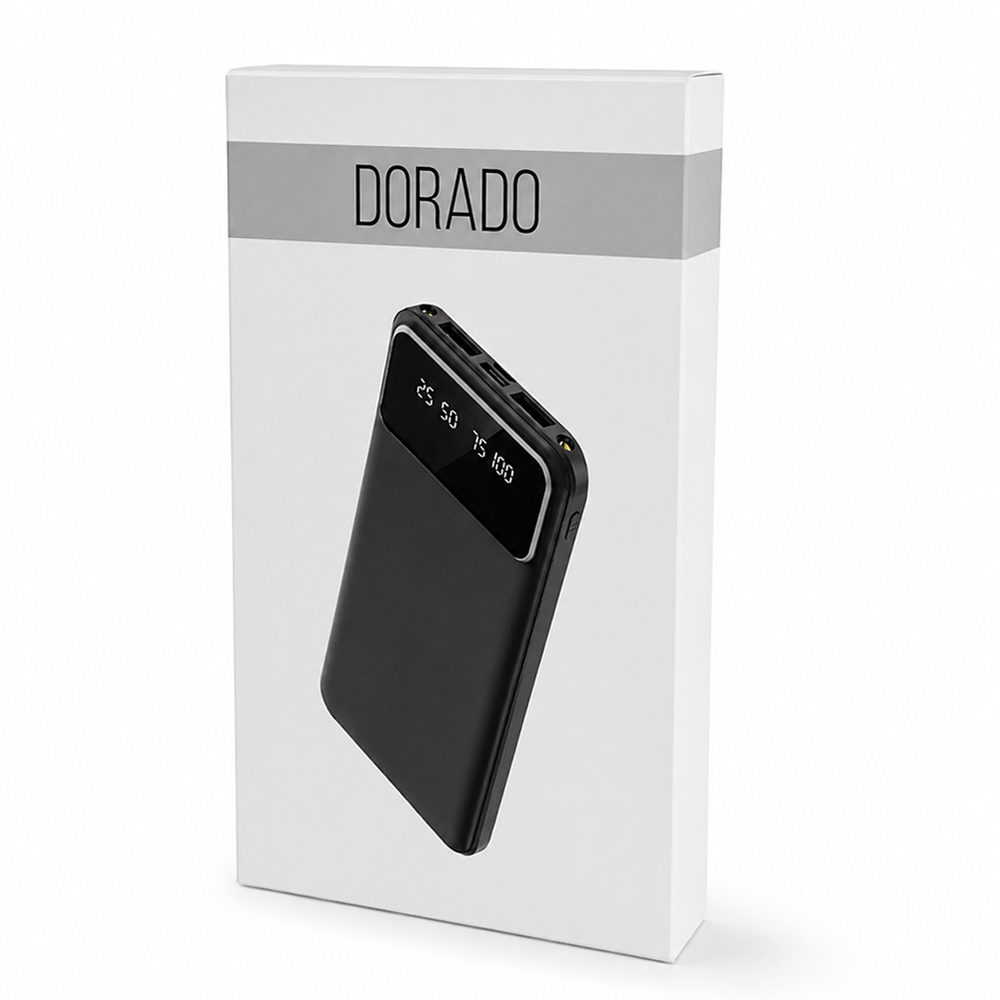 Сувенирная продукция Внешний аккумулятор Dorado 10 000 mAh с фонариком Заказать