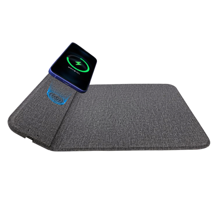 Сувенирная продукция Коврик для мышки с беспроводной зарядкой Gratto, черный Заказать