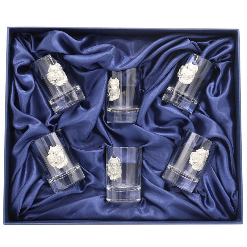 Сувенирная продукция Новогодний набор стопок для водки "Друг человека" 6176 Заказать