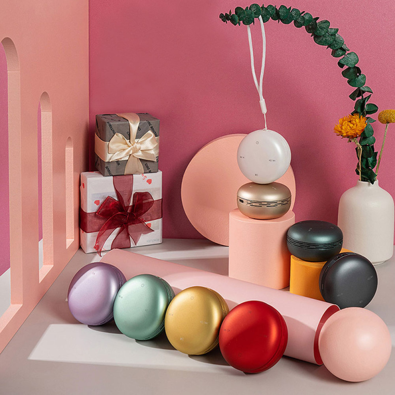 Сувенирная продукция Беспроводная Bluetooth колонка Burger Inpods TWS софт-тач, темно-синяя Заказать