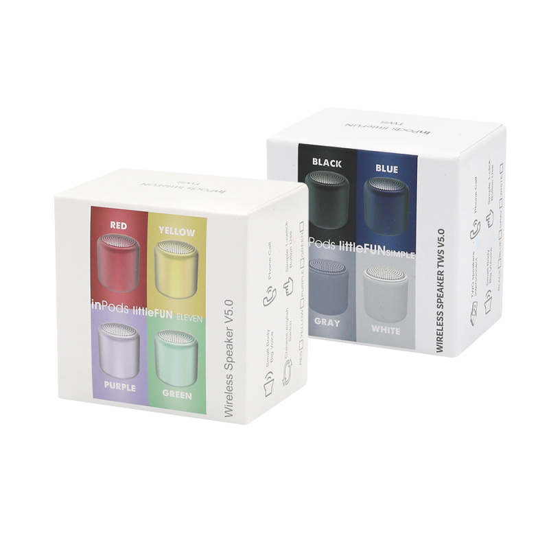 Сувенирная продукция Беспроводная Bluetooth колонка Fosh, голубая-S Заказать