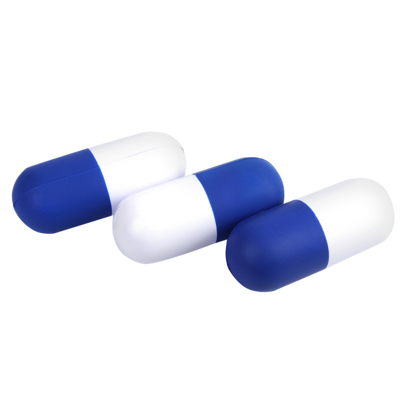 Сувенирная продукция Антистресс Капсула, синий Заказать