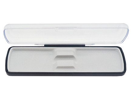 Сувенирная продукция Футляр для ручки Pencase Uno, пластик, прозрачный/черный Заказать