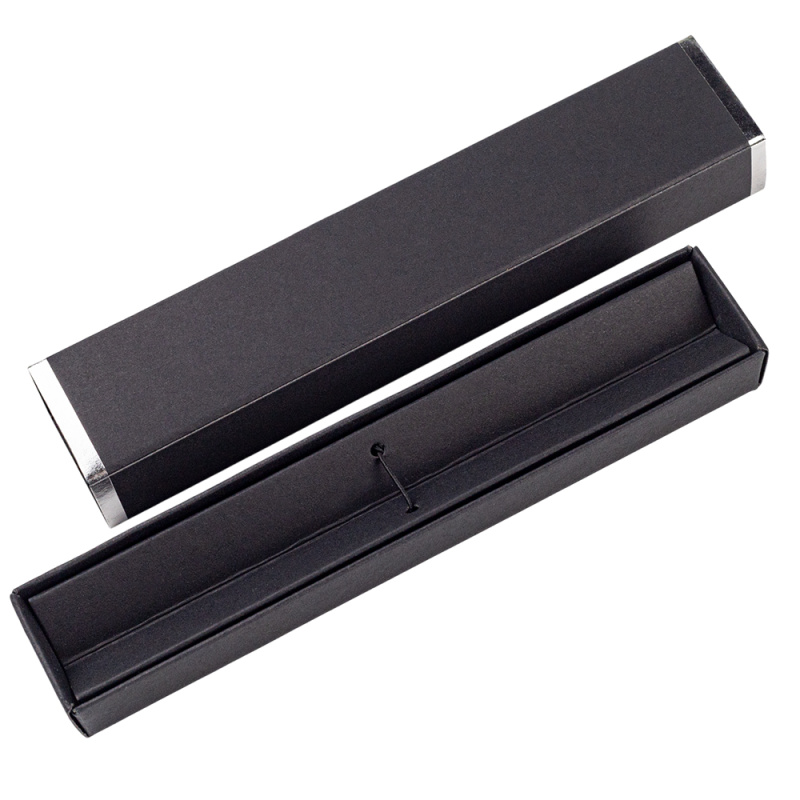 Сувенирная продукция Ручка Betty в коробке Cradle чёрной с серебристым, серая Заказать