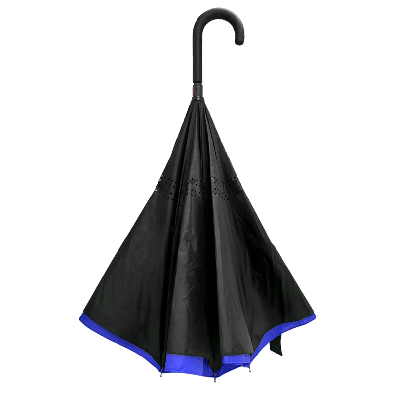 Сувенирная продукция Зонт-трость наоборот Shifter, черно-синий Заказать