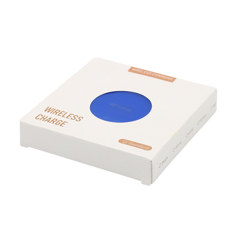 Сувенирная продукция Беспроводное зарядное устройство Flappy, синий с лого Заказать