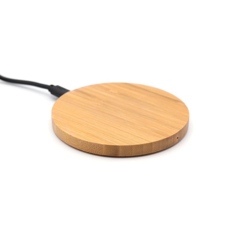 Сувенирная продукция Беспроводное зарядное устройство Bamby 10W, натуральный Заказать