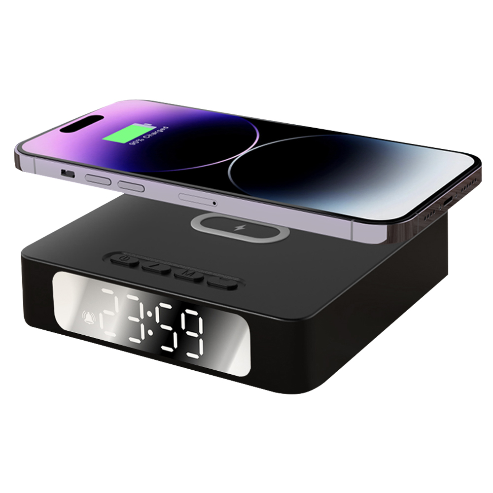 Сувенирная продукция Часы с беспроводной зарядкой Raven 3в1 Заказать