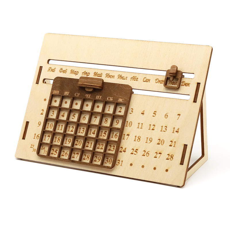 Сувенирная продукция Деревянный вечный календарь Заказать
