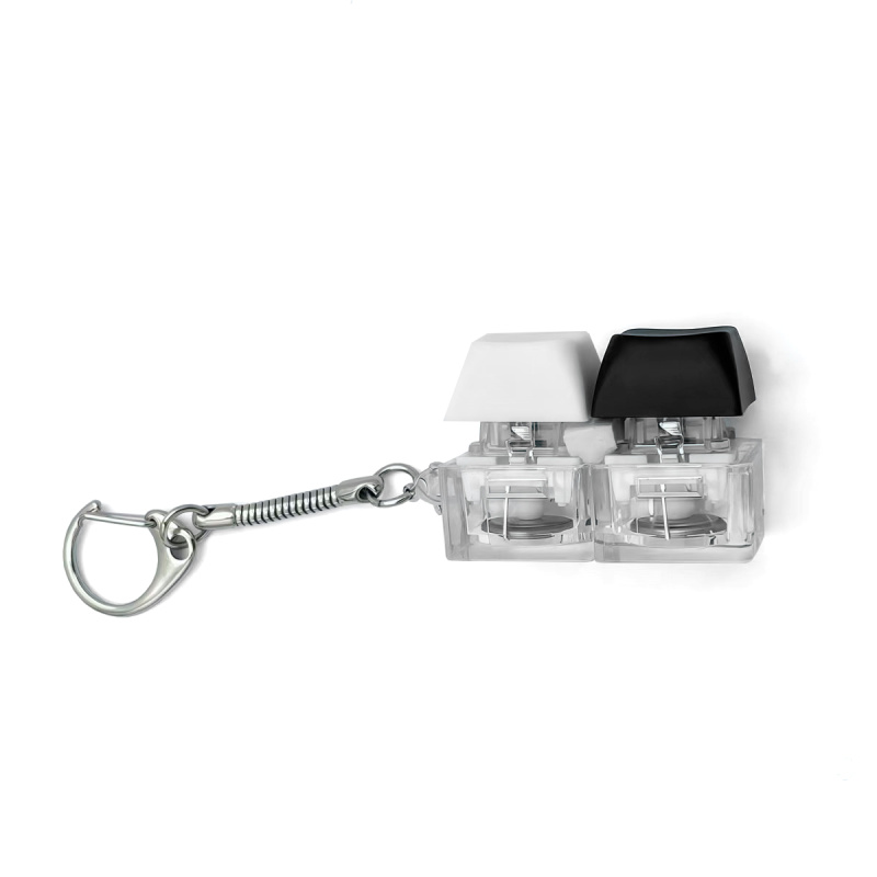 Сувенирная продукция Брелок KeyDuo с LED подсветкой, чёрно-белый Заказать