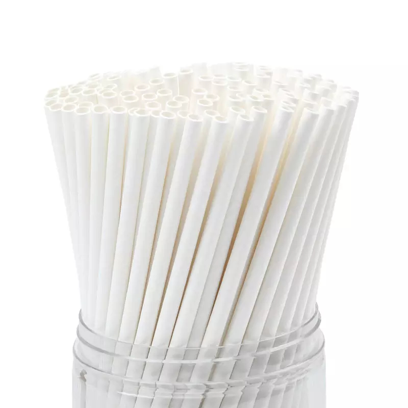 Сувенирная продукция Белая бумажная трубочка , размер 197*6 мм, белая (100 шт в бумажной упаковке) Заказать