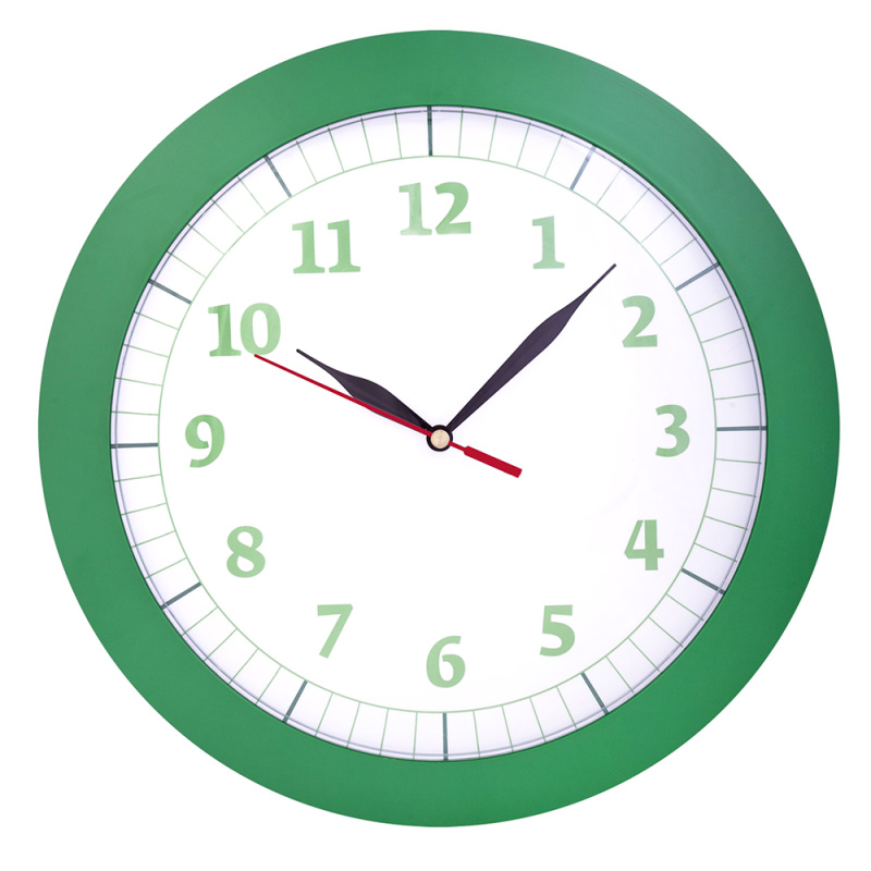 Сувенирная продукция Часы настенные Vivid large, зеленые Заказать