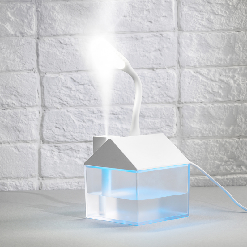 Сувенирная продукция Светодиодный USB увлажнитель Home, белый Заказать