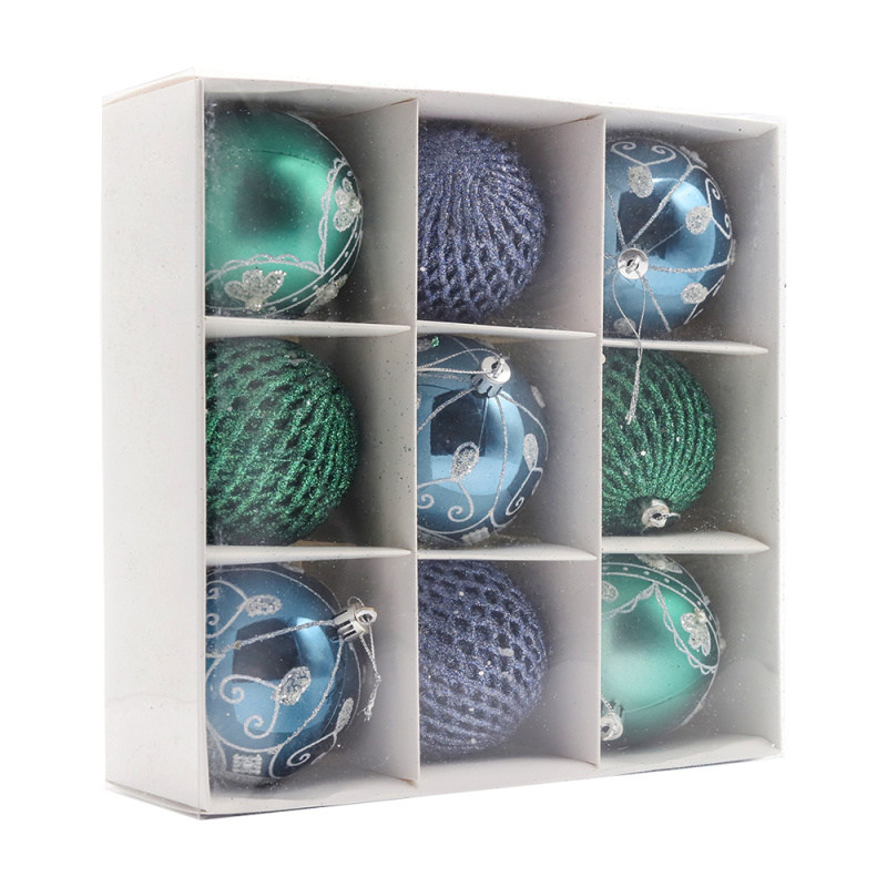 Сувенирная продукция Набор новогодних пластиковых шаров №4 (9 шт.) Заказать