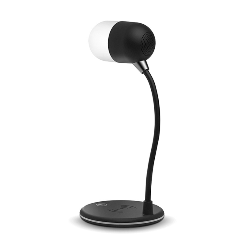 Сувенирная продукция Лампа с колонкой и беспроводной зарядкой Alladin Заказать