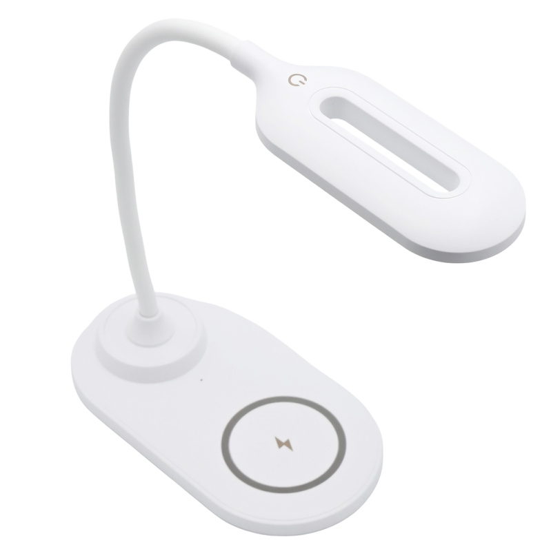 Сувенирная продукция Настольная лампа с беспроводной зарядкой Duos Заказать