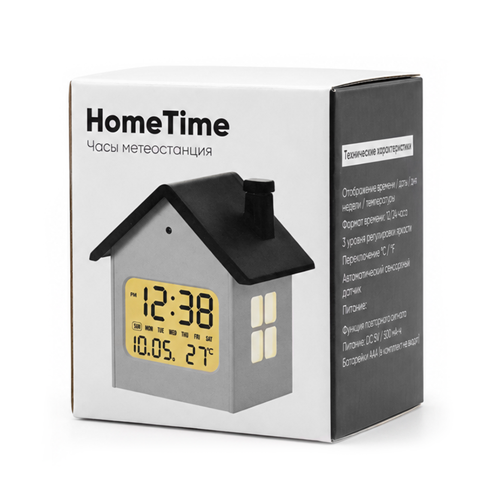 Сувенирная продукция Часы метеостанция HomeTime Заказать