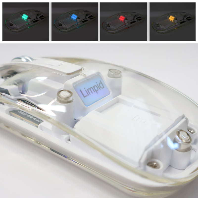 Сувенирная продукция Мышь компьютерная беспроводная прозрачная Limpid, белый Заказать