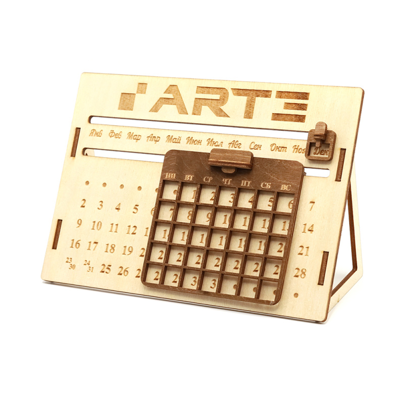 Сувенирная продукция Деревянный вечный календарь Заказать