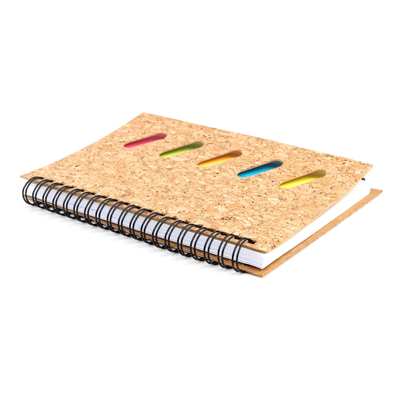 Сувенирная продукция Блокнот Гарольд со стикерами и шариковой ручкой, черный Заказать