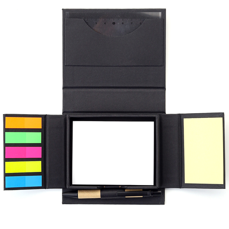 Сувенирная продукция Набор для записей со стикерами Notora, черный Заказать