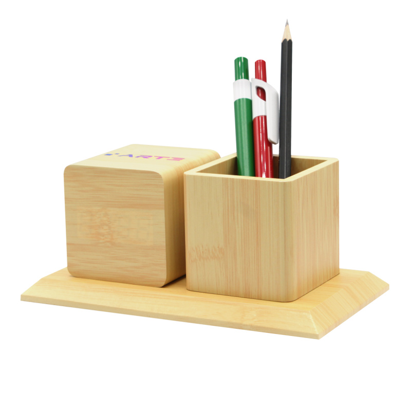 Сувенирная продукция Многофункциональные часы – погодная станция с карандашницей Заказать