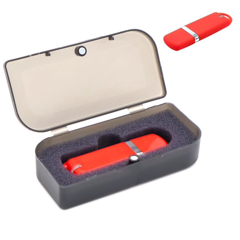 Сувенирная продукция Флешка Shape с покрытием Софт Тач в футляре, красный Заказать