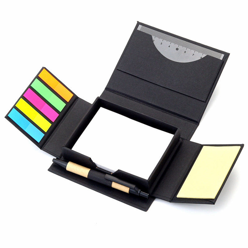 Сувенирная продукция Набор для записей со стикерами Notora, черный Заказать