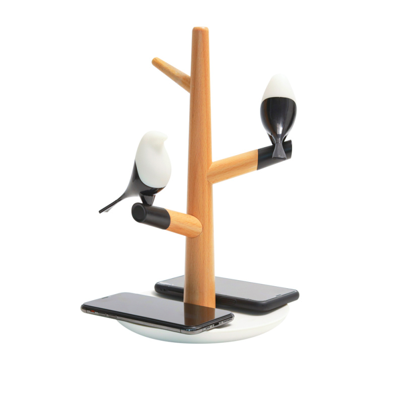 Сувенирная продукция Интерьерная лампа с беспроводной зарядкой Ribon Заказать