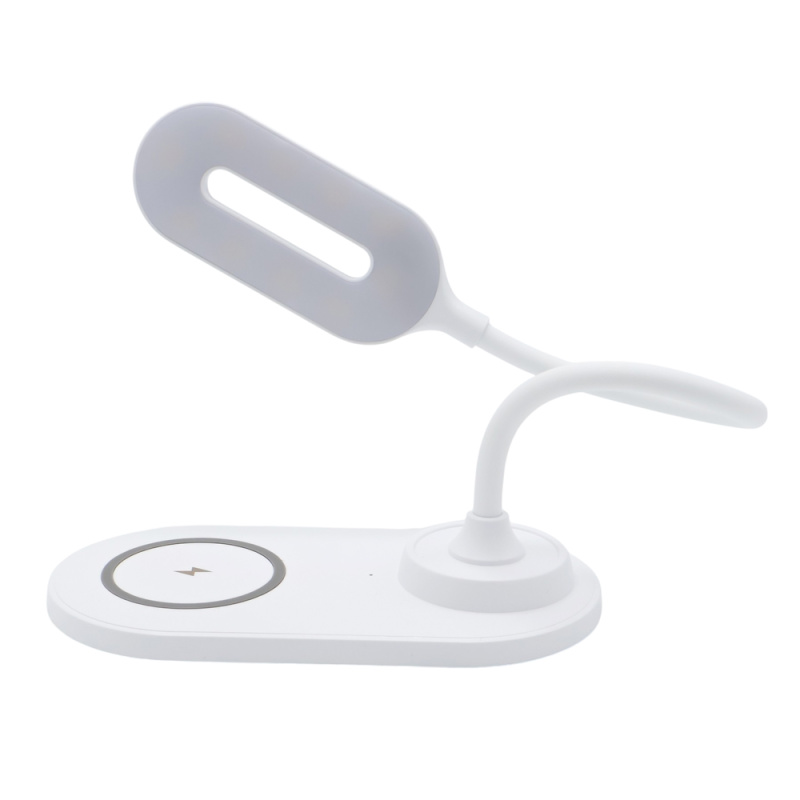 Сувенирная продукция Настольная лампа с беспроводной зарядкой Duos Заказать