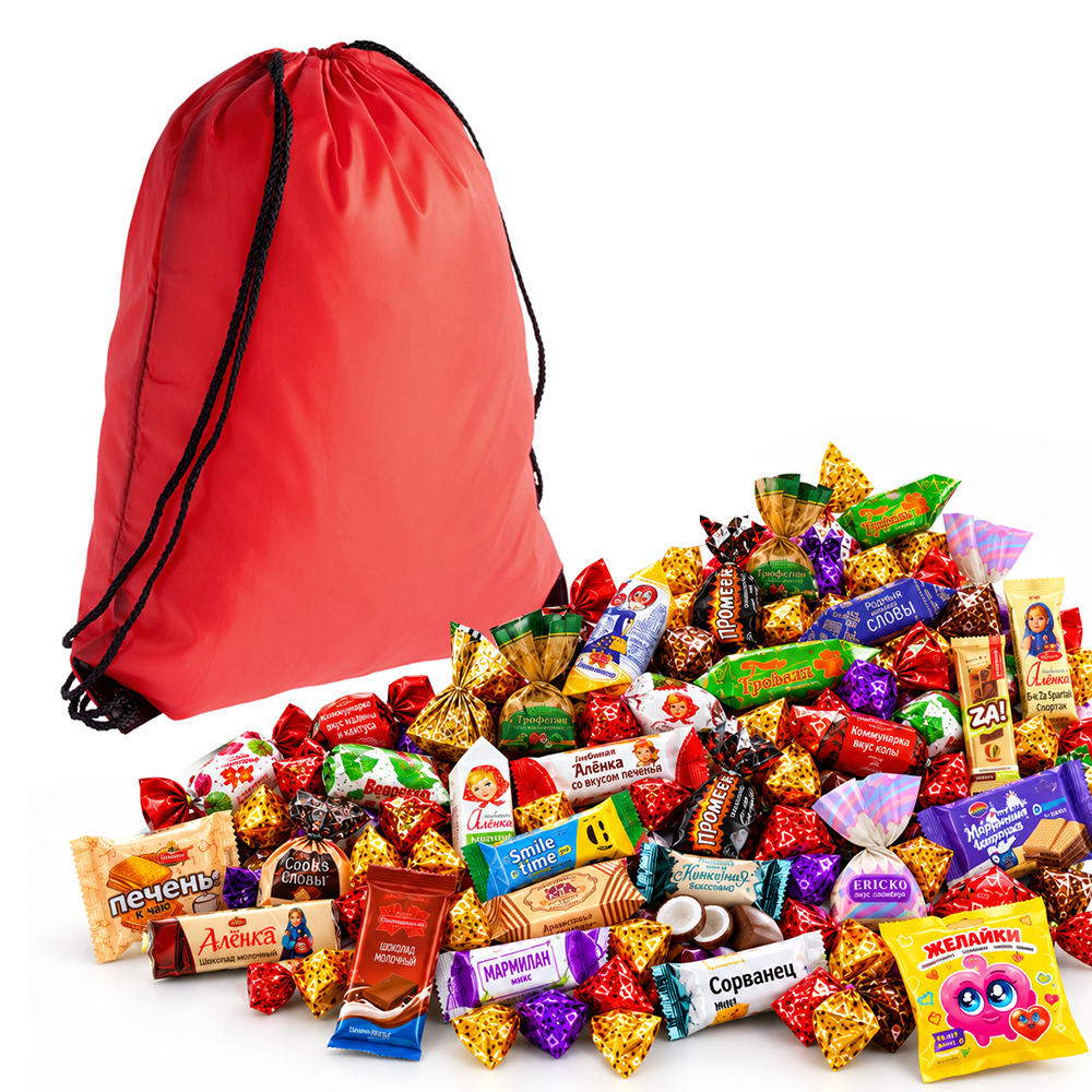 Сувенирная продукция №5 РЮКЗАК СЛАДОСТЕЙ TIP 1500 грамм новогодний подарок премиальный Заказать