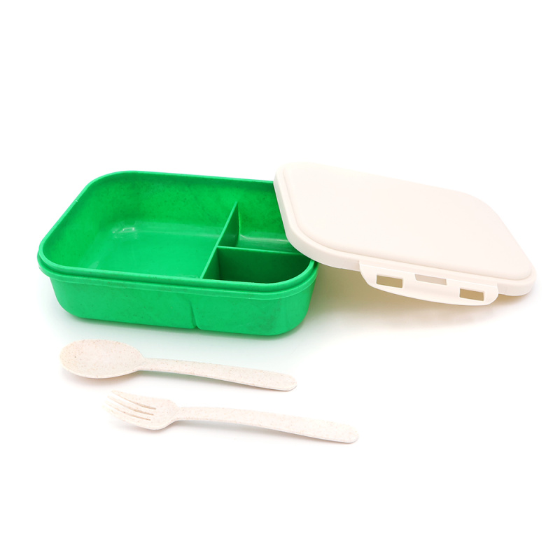 Сувенирная продукция Ланчбокс (контейнер для еды) Ulf из пшеничного волокна, зелёный Заказать