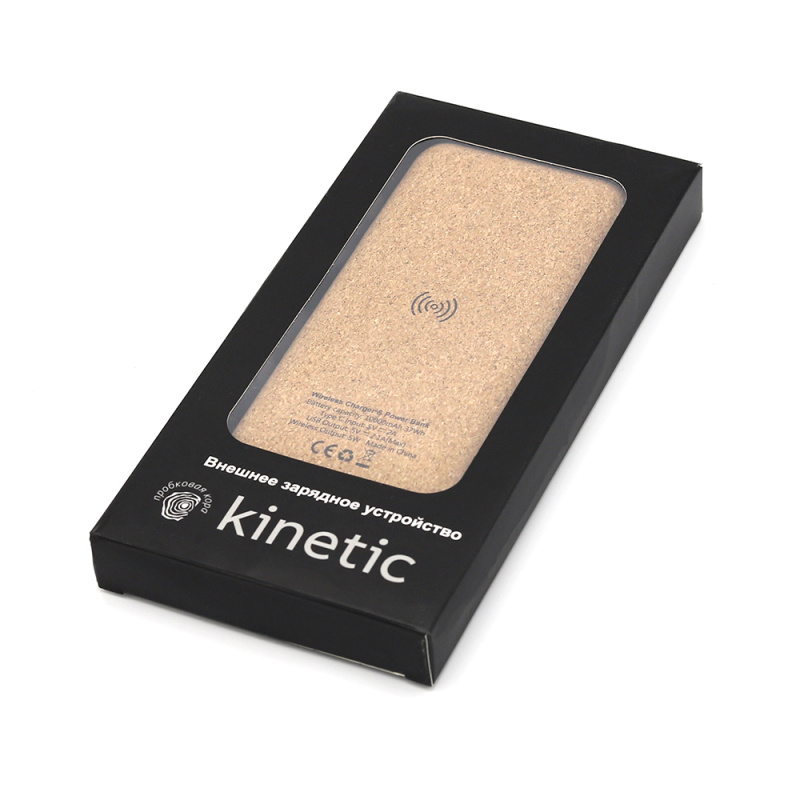 Сувенирная продукция Внешний аккумулятор Suntory с беспроводной зарядкой, 10000 mAh, черный Заказать