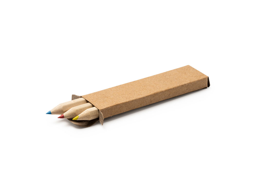 Набор из 3 цветных карандашей DENOK