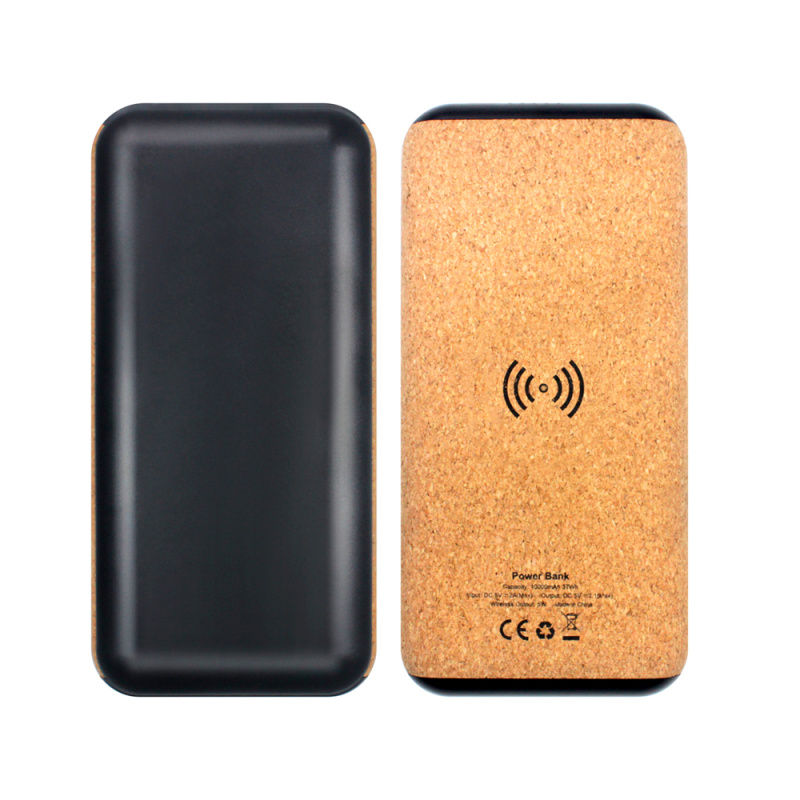 Сувенирная продукция Внешний аккумулятор Suntory с беспроводной зарядкой, 10000 mAh, черный Заказать