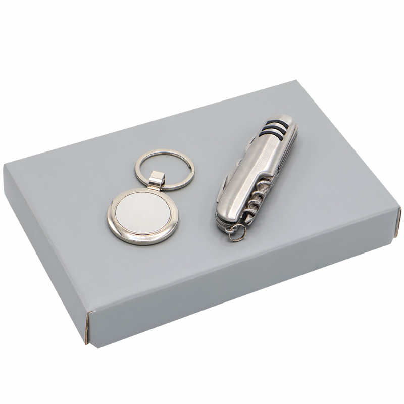 Сувенирная продукция Подарочный набор БАЗИС, серебристый Заказать