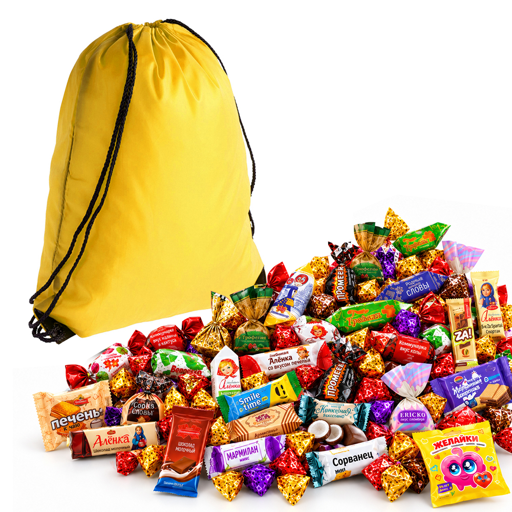 Сувенирная продукция №5 РЮКЗАК СЛАДОСТЕЙ TIP 1500 грамм новогодний подарок премиальный Заказать