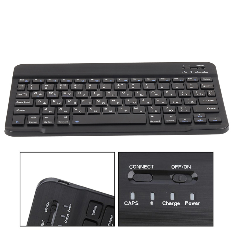 Сувенирная продукция Портативная мини Bluetooth клавиатура Visible, черный Заказать