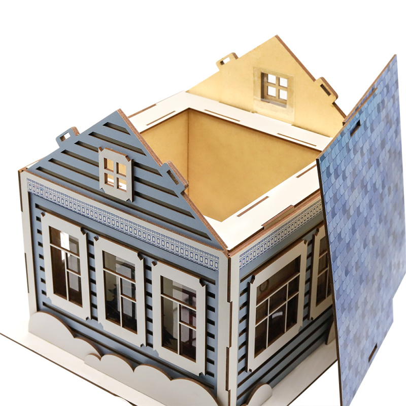 Сувенирная продукция Новогодний дом-упаковка новогодняя из дерева Заказать