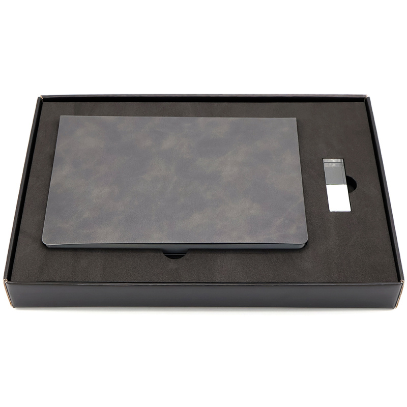 Сувенирная продукция Подарочный набор ЗАМЕТЬ И ЗАПОМНИ, темно-серый Заказать