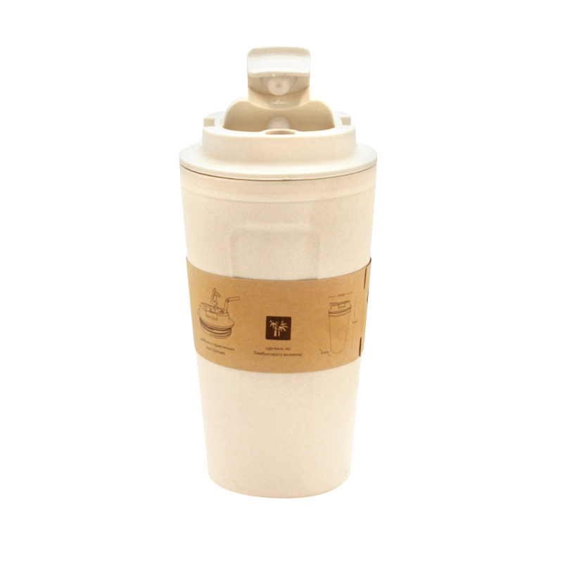 Сувенирная продукция Бутылка для воды Eco water из бамбукового волокна , бежевая Заказать