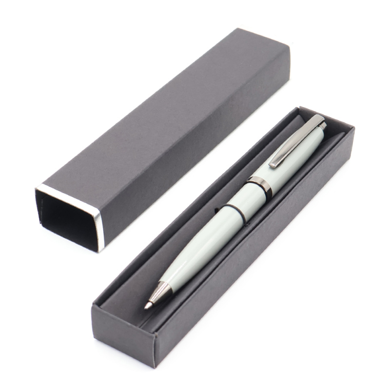 Сувенирная продукция Ручка Betty в коробке Cradle чёрной с серебристым, серая Заказать
