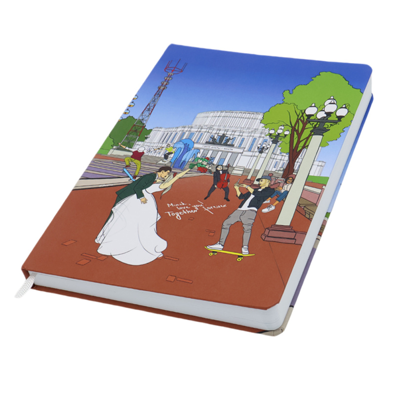 Сувенирная продукция Записная книжка A5 Dziuna Театр в клетку 15,5 x 21 см Заказать