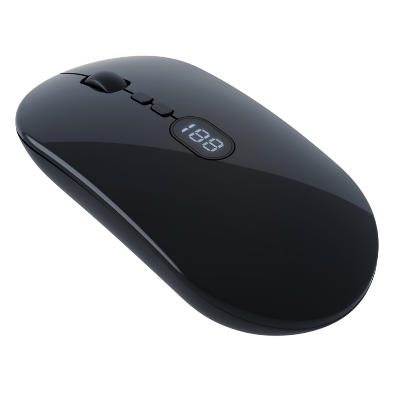 Сувенирная продукция Мышь компьютерная беспроводная с индикатором Peeper, черный Заказать