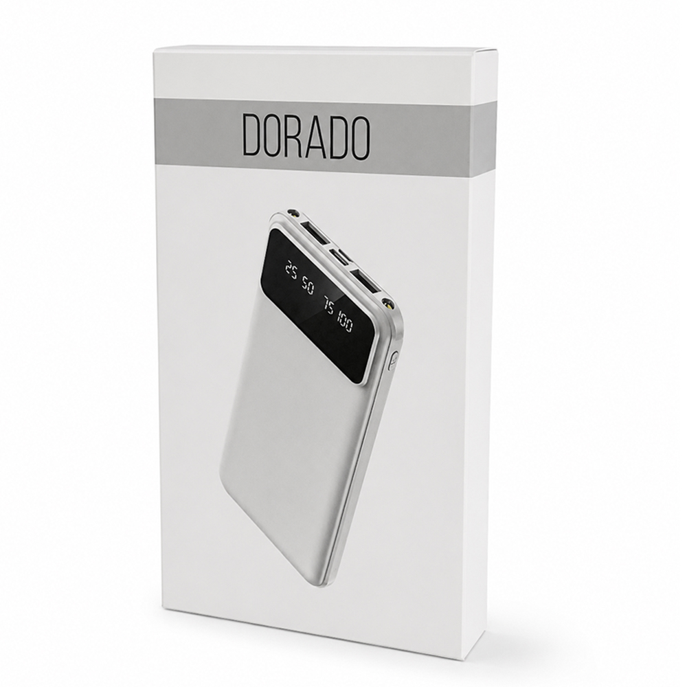 Сувенирная продукция Внешний аккумулятор Dorado 10 000 mAh с фонариком Заказать