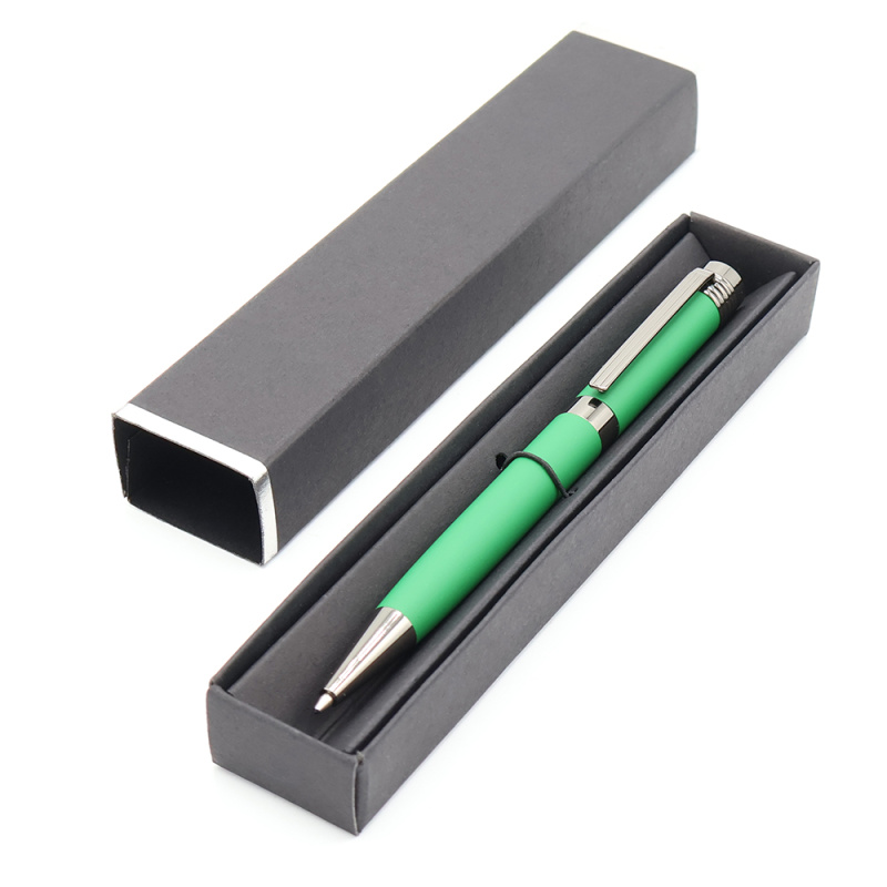 Сувенирная продукция Ручка Senator в коробке Cradle чёрной с серебристым, зелёная Заказать