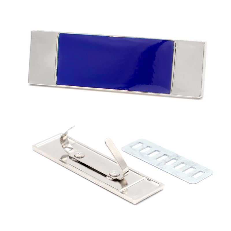 Сувенирная продукция Шильд металлический, серебряно-синий Заказать